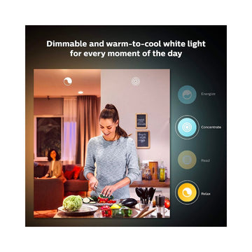 Philips Hue White Ambience 5W 350LM GU10 Downlight Smart Bulb
